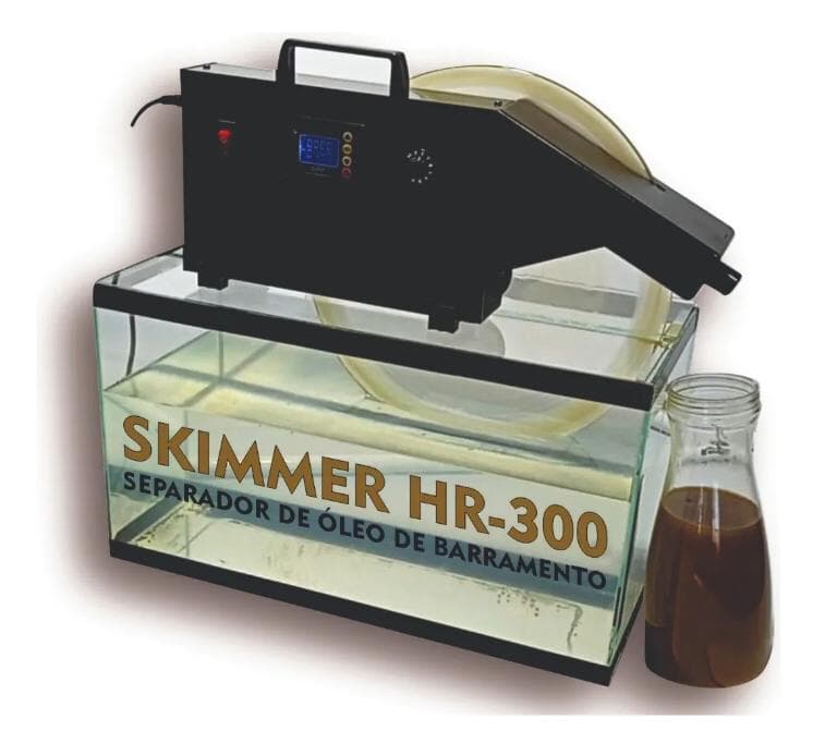 Skimmer HR-300 - Sistema completo de separação em demonstração